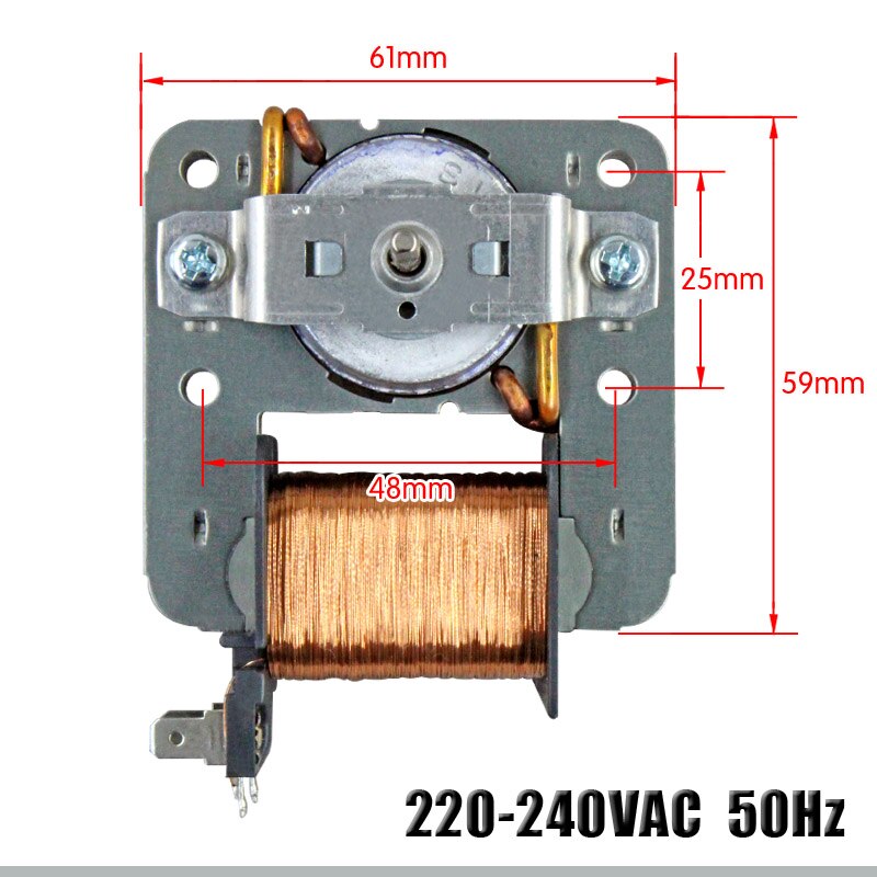 Ventilador para microondas, Motor de 220V, 18W, 2 pines, accesorios para horno microondas