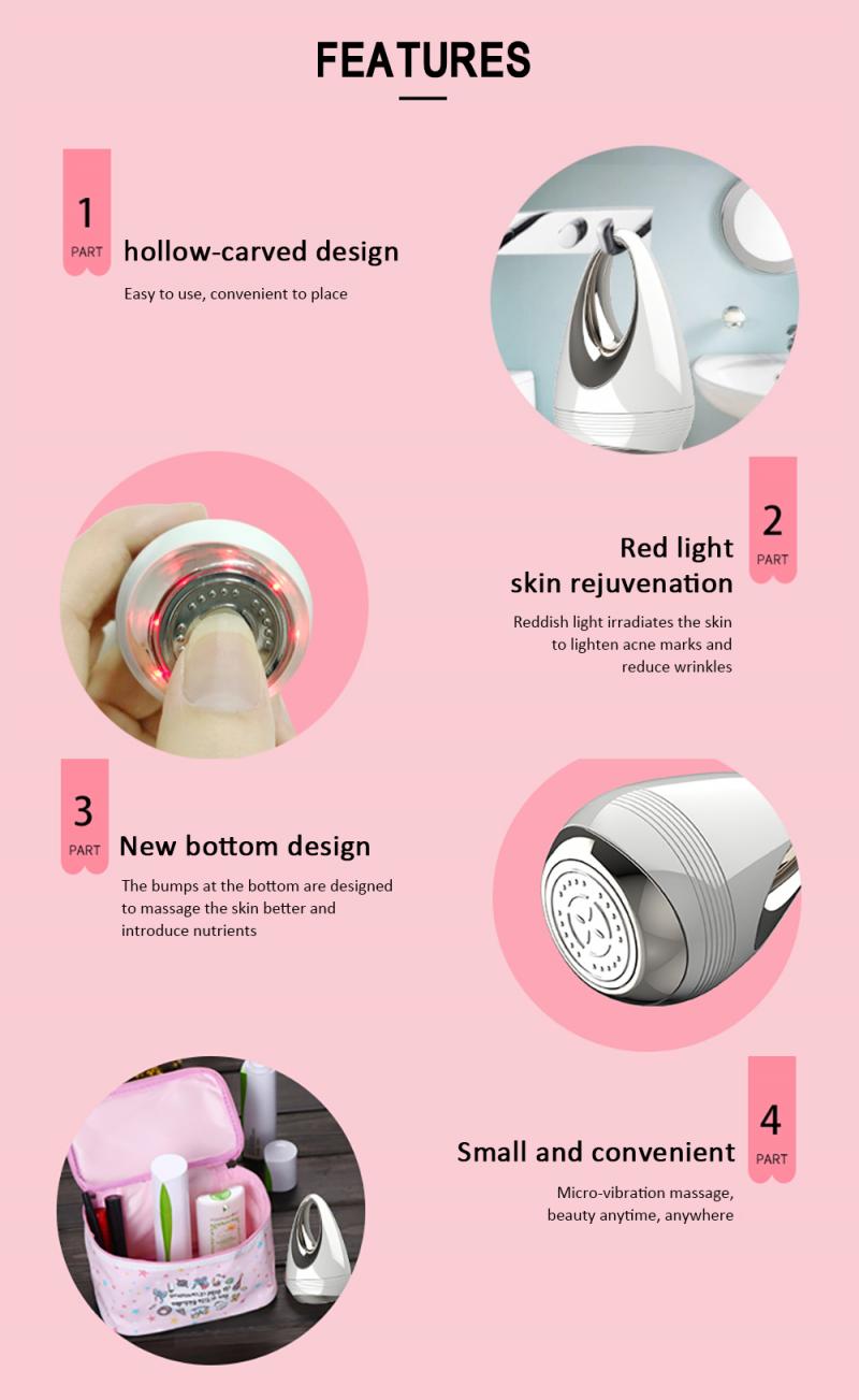 Micro Huidige Kleine Gyroscoop Introductie Instrument Gezicht Schoonheid Instrument Beter Absorptie Facial Care Tools