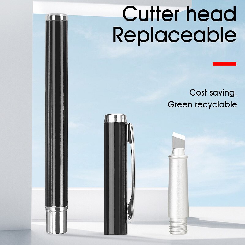 Fiber Cutting Pen Diagonal Tungsten Fiber Cleaver Pen Optical Fiber Cleaver Pen Type Cutter Cleaving Tool Blade Durable