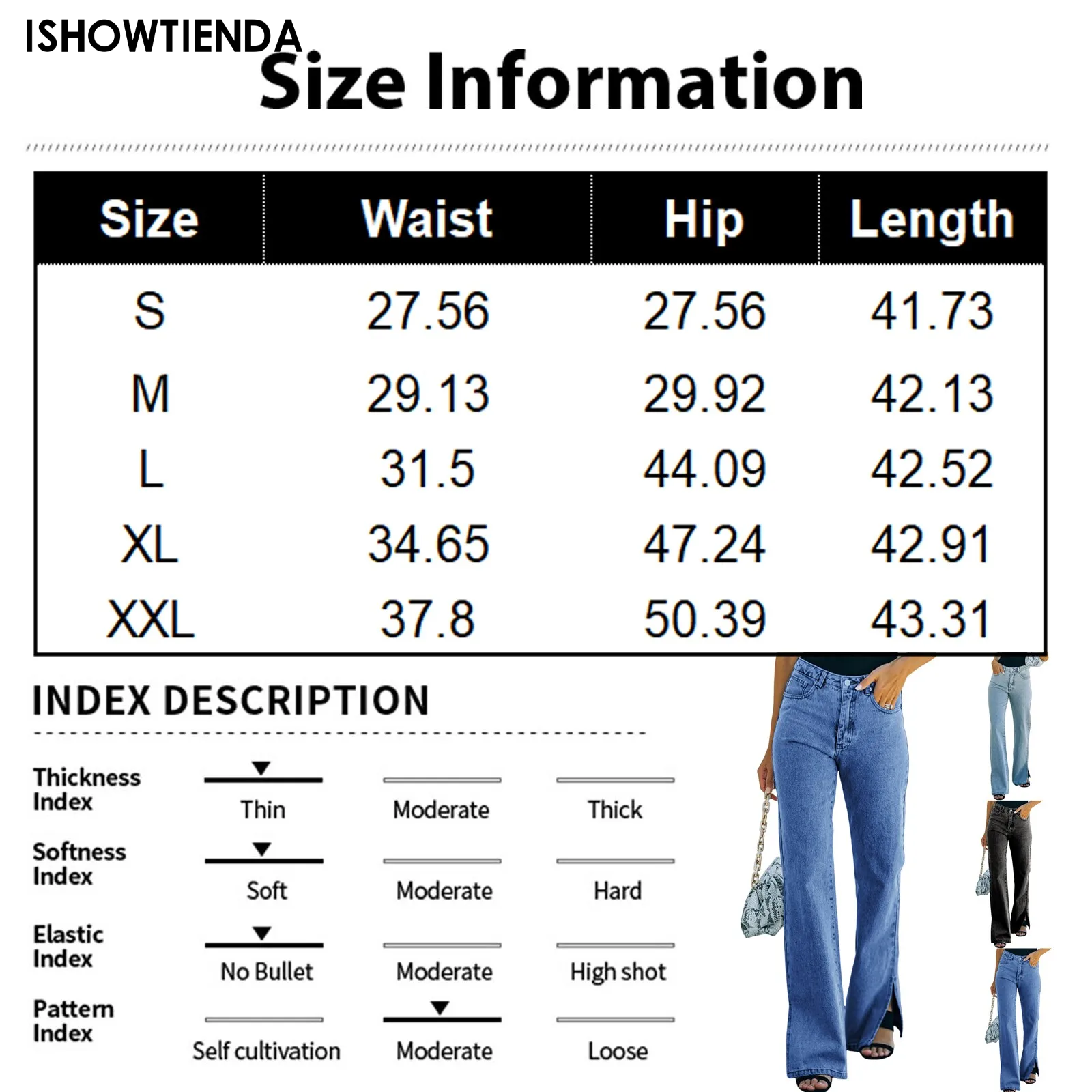 Spliced Wide Leg Denim Pants High Waist Jeans Women Ankle Length Jean Washed Loose Fit Pockets Zipper Fly Basics Solid 2024