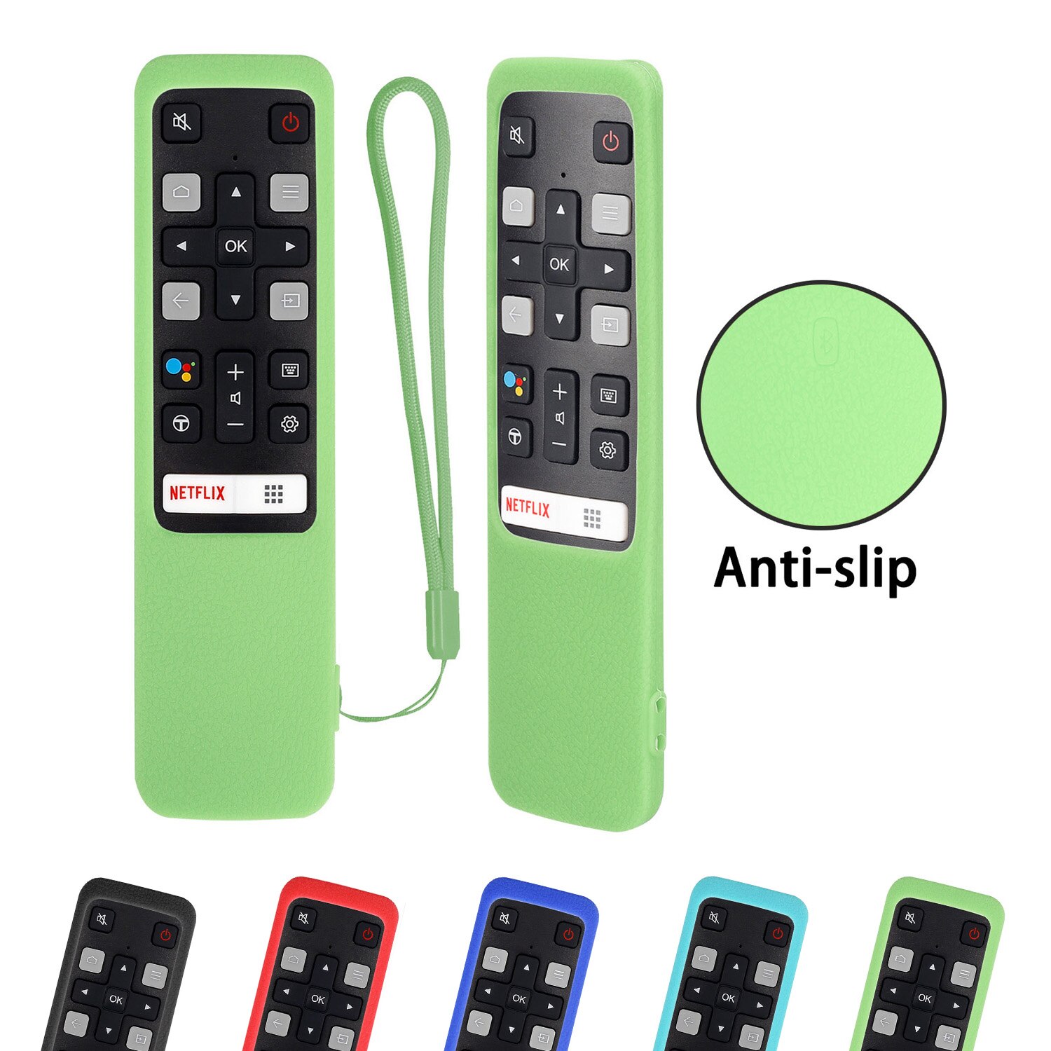 RC802V FNR1 z pilotem przypadkach dla TCL z systemem Android 4K Smart TV Netflix YouTube 49P30FS 65P8S 55C715 49S6800 43S434