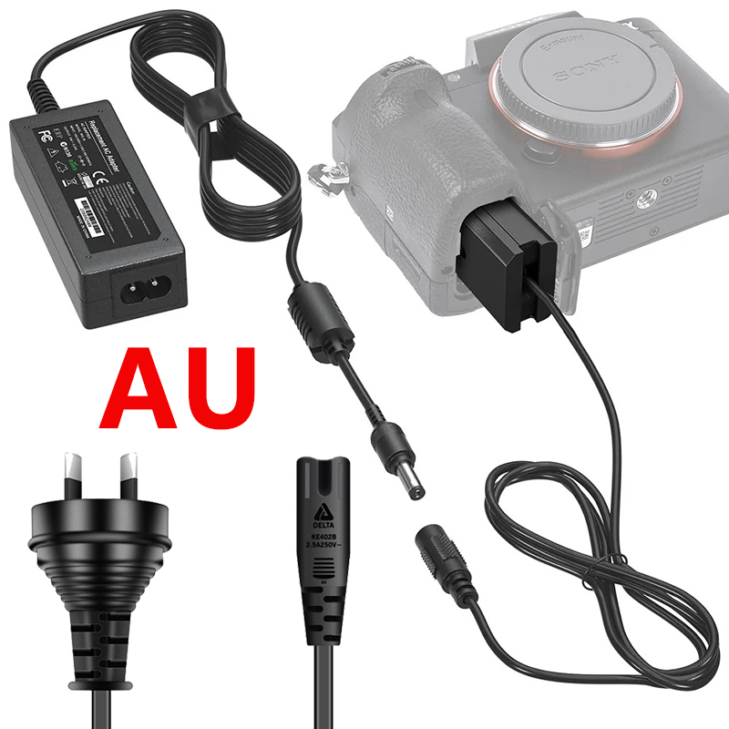 Fuente de alimentación AC-PW20 NP-FW50 Batería ficticia ZV-E10 Kit de adaptador de CA continuo AC PW20 para cámaras Sony Alpha ZVE10 A6400 A6000 A5100 A6100 A6300 A6500 A7 A7II A7S A7SII Cyber-shot DSC-RX10 II III IV: Verde