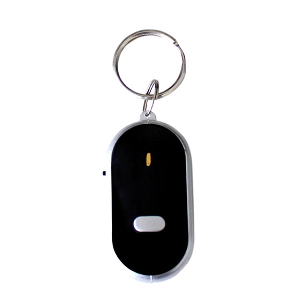 1pcs Smart Key Finder Anti-lost Whistle Sensors Keychain tracker LED With Whistle Claps Locator Find Lost Kids Keychain finder