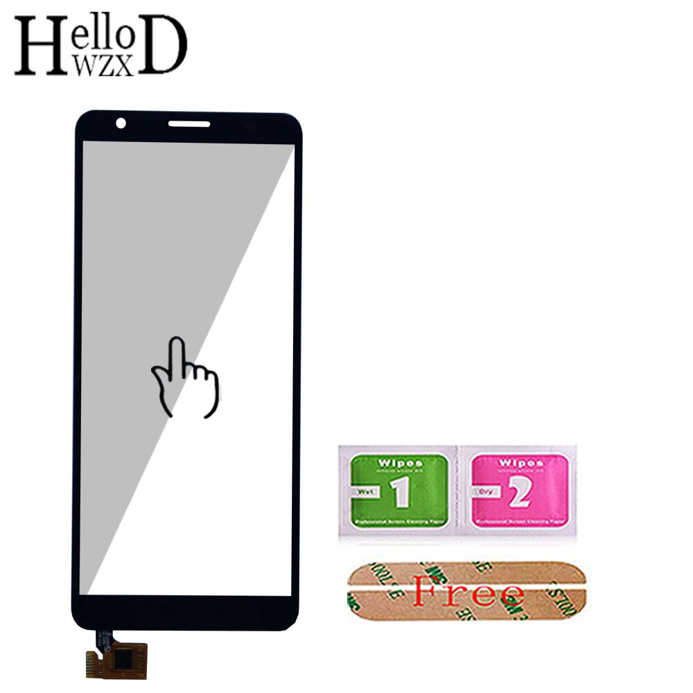 Mobiele Touch Screen Voor Zte Blade A5 Touch Screen Digitizer Vergadering Voor Zte A5 Telefoon Sensor Lens Spare onderdelen Gereedschappen: Black No Tools
