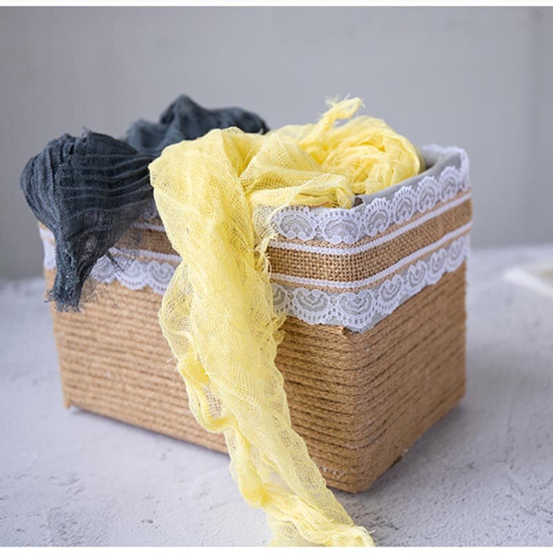 5mm/5m Weave Burlap Hessian Jute Twine Cord Hemp Rope String Packing Wedding Party Christmas Festival Decoration Handcraft