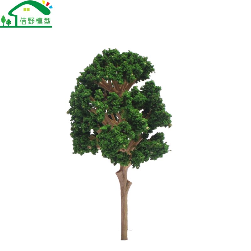 10Pcs 7cm 8cm 10cm 12cm 15cm Mini Ho Scale Model Trees Architectural Train Railrode Street Layouts Scenery Small Tree