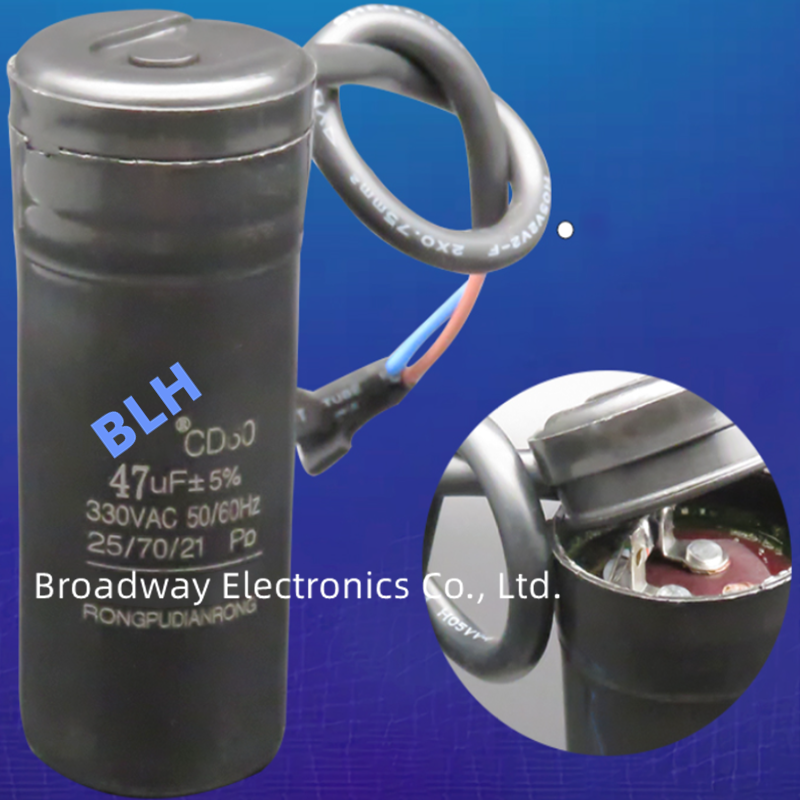 CD60 refrigerator freezer compressor starting capacitor 330V 330VAC 47UF 64UF 75UF 80UF 36-43UF 88-108UF 130-156UF 156UF 53-64UF