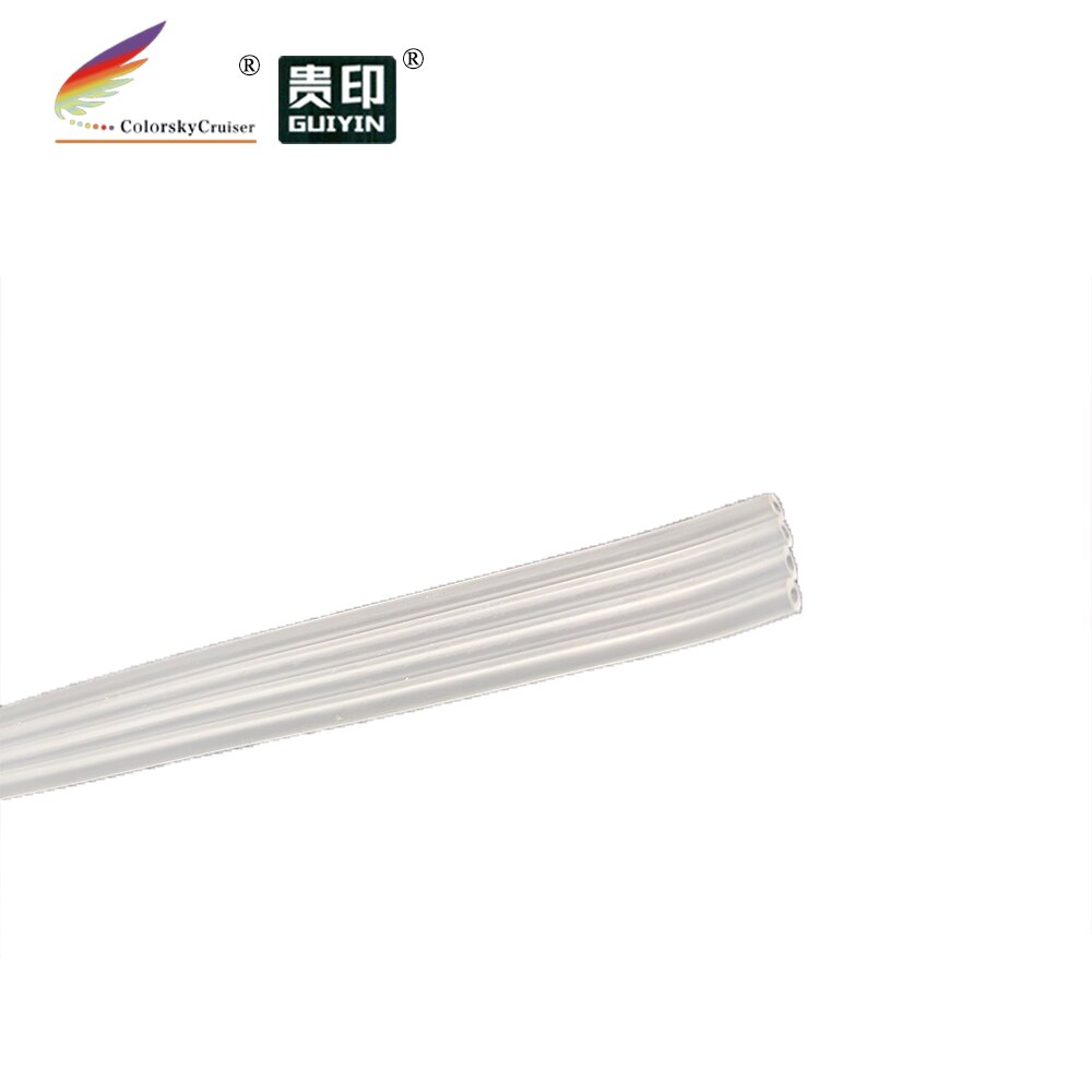 (ACC-4) 4 linea CISS tubo di gomma tubazione tubo di inchiostro tubo per CISS PVC stampante a getto d'inchiostro per Canon per HP per Epson per brother 2m/pc