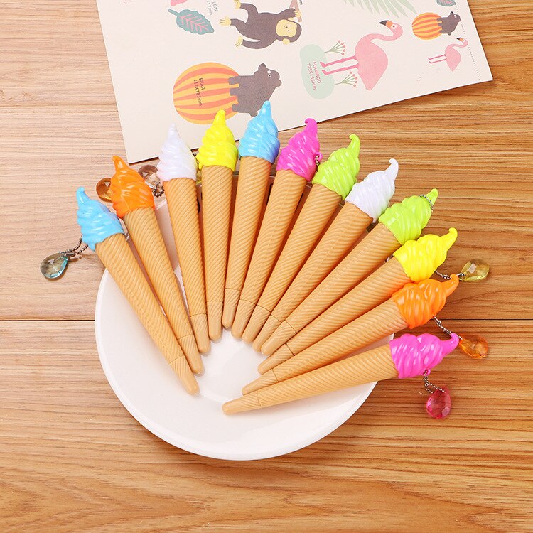 1pcs Cartoon Cactus Style Pen Out of Pencil Case Write Easy and Smooth Pencil Bag Stationery School Supplies: 299-random 1pcs
