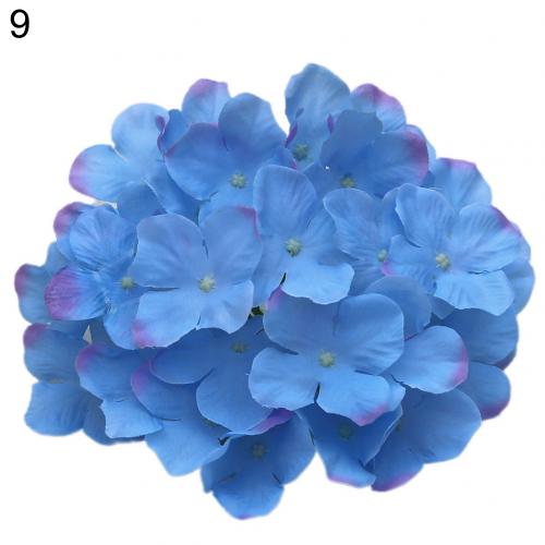 2 st konstgjorda blomhuvuden bröllopsbåge väggkrans gör-det-själv hantverksdekoration för bröllopsfest hemrummet: 9