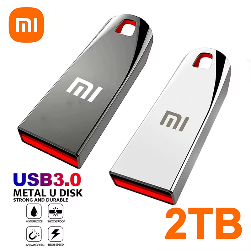 Xiaomi 2 TB USB-Flash-Disk Metall-Flash-Laufwerke High Speed Pendrive 1 TB 512 GB 256 GB tragbares USB-Laufwerk Wasserdicht Memoria USB 3.0
