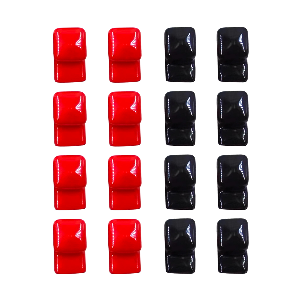 8 Stück lose Schutz-Sammelschiene, Batterieklemme, Isolierabdeckung, Batterie, flexible Sammelschiene, Isolationsabdeckung, Anschluss, PVC, 230 Ah, 280 Ah: Black