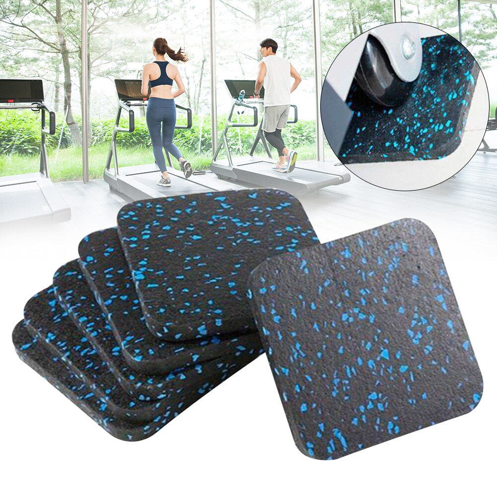 Stötdämpande hem gym träning ljudisolering mjuk kudde golvmatta möbler antistatisk slitstark löpbandsmatta