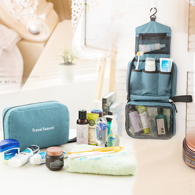 Hommes femmes toilette maquillage cosmétique trousse de maquillage pochette voyage organisateur pour trousse de toilette insérer beauté douche nécessaire vanité