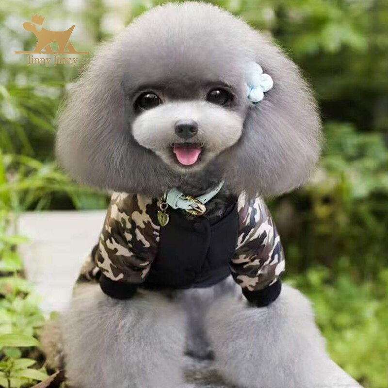 Ropa de camuflaje para perro, suéter resistente al agua para perros pequeños y medianos, Invierno