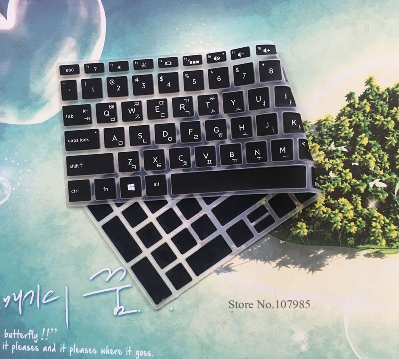 Korean Laptop Keyboard Cover Protector Film For HP Spectre x360 15.6 Pavilion x360 15z 15t 17z 17t 15-CB010NR 15-CD040WM: black