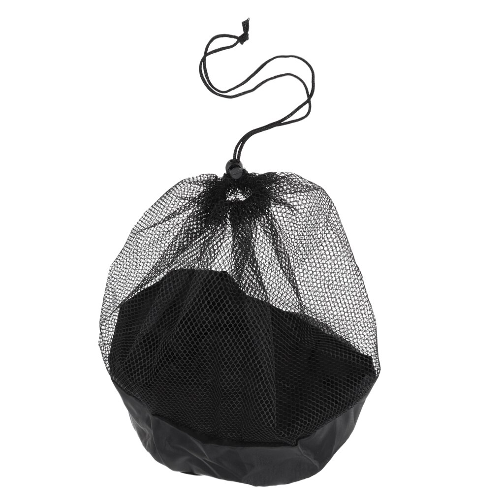 Sports field marker cones football football training mesh drawstring carrying bag