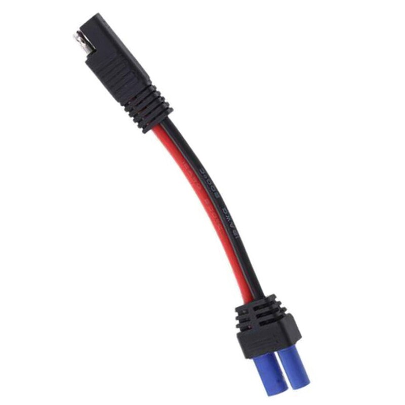 Adapterkabel sae stekkerkabel naar  ec5 vrouwelijke stroomkabel batterij zonnekabel met zwart