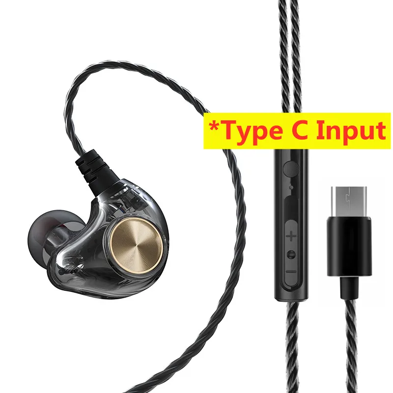 Android Handy DrivebyWire Headset Metall Heavy Bass Computer PC Headset InEar Sport Headset