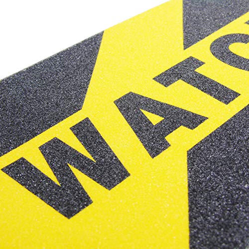 3 Pcs Watch Your Step Warning Sticker Adhesive Tape Anti Slip Abrasive Tape for Workplace Safety Wet Floor Caution