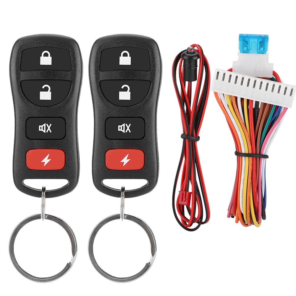 12V Universal Automobiles LB-405/L246 Keyless Entry System Door Lock Central Lock Locking Remote Control Alarm System Kits