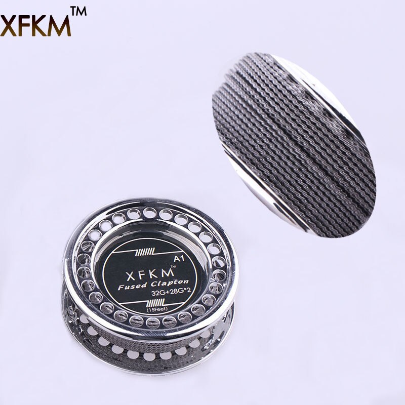 XFKM NI80/A1/316 5 m/rotolo alieno fuso Clapton per RDA RBA atomizzatore ricostruibile fili di riscaldamento strumento bobina alieno Clapton filo di riscaldamento: Fused-28-A1