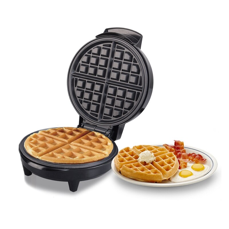 Waffle Maker Iron Machine Electric Non-Stick Coating Deep Cooking Plates Adjustable Temperature Control-EU Plug: Default Title