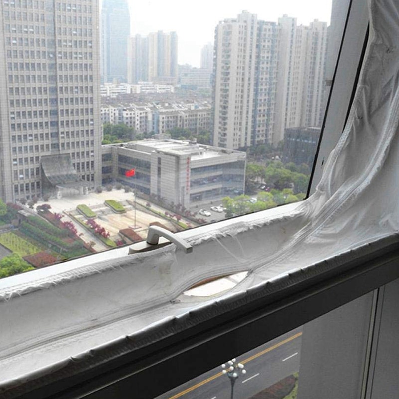 Universal Window Seal for Portable Air Conditioner and Tumble Dryer 300Cm, Air Lock Window Seal Flexible Cloth Window Seal for