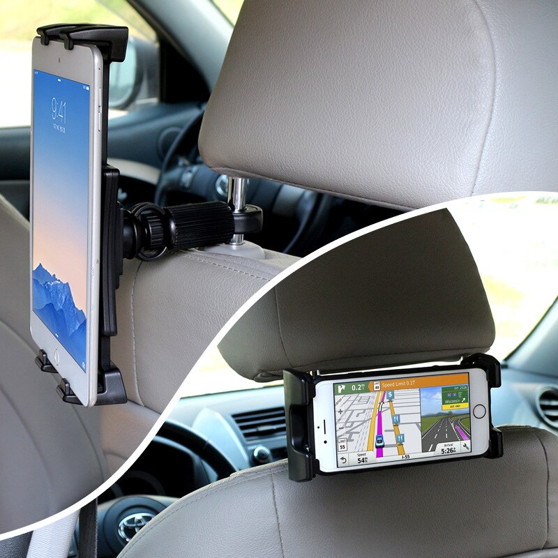 Vmonv cykel löpband surfplatta telefonhållare för iphone  x 8 7 bil bakfäste 5-12.9 tum surfplatta telefon bilhållare ställ för ipad pro