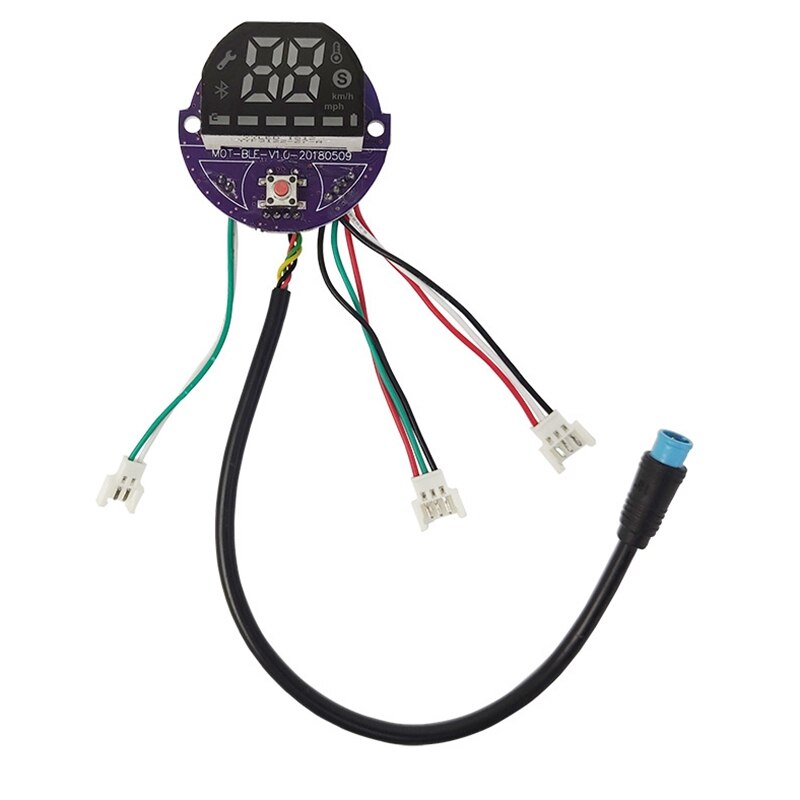 Novel-for Ninebot ES1 ES2 ES3 ES4 Electric Kickscooter Scooter Bluetooth Control Dashboard Scooter Assembly Without Shell: Default Title