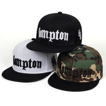 Compoton camouflage hat mænd broderet baseball cap kvinde cap sommer hip hop sort hvid cap