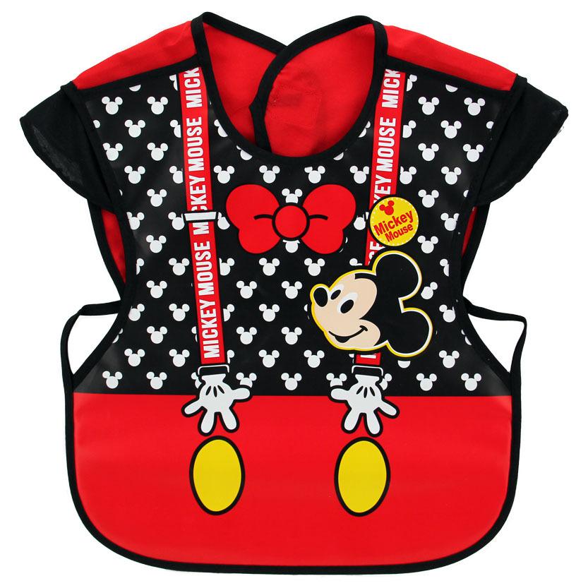 Baby Meal Pocket Waterproof Sleeveless Soft Plastic Baby Bib Meal Overcoat Reverse Dressing: P1