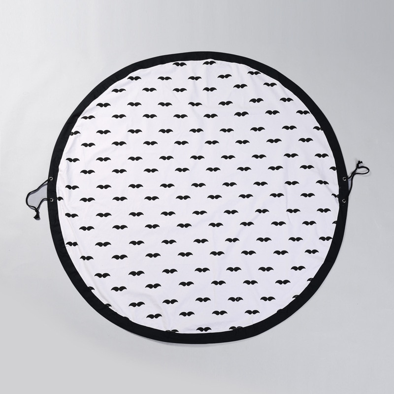 Sac de rangement 2 en 1 multi-func Portable pour jouets d&#39;enfants, , tapis de jeu, couverture de pique-nique, boîte organisateur de jouets, sacs de rangement pratiques