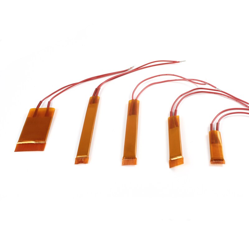 5V 12V 24V 220V PTC Heating Film Ceramic Heater Air Fan Heat Thermostat Constant Temperature Thermistor Plate Element 12 24 220