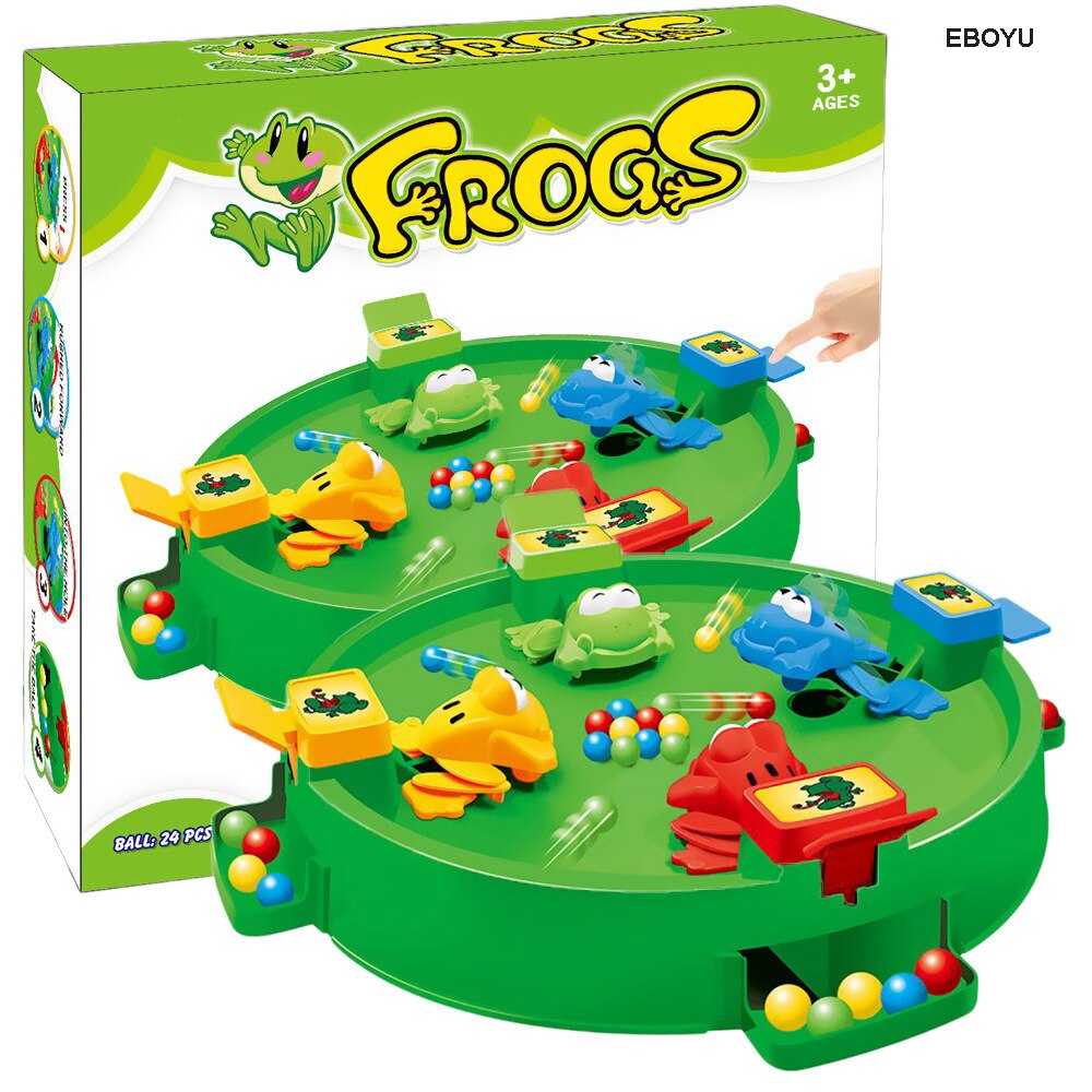 EBOYU Hungry Rana Alimentazione Rana 3D Gioco Da Tavolo di Alimentazione Hungry Froggies Desktop di Giocattoli Rana Frenesia Game Grande Regalo di Festa per I Bambini