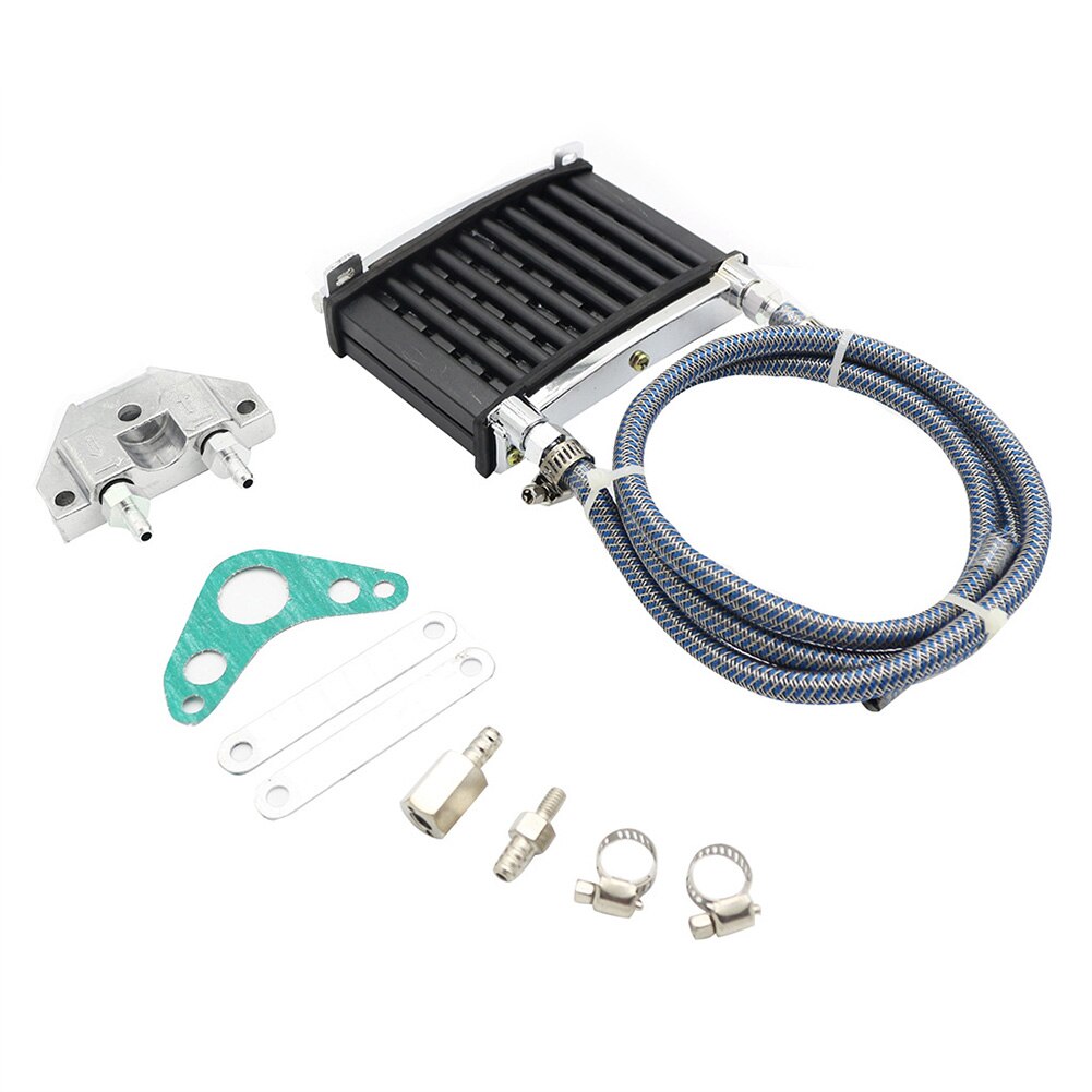 Dirt Bike Engine Radiator Filtration Oil Cooler Motorcycle Universal Replacement Durable Tool Aluminum Easy Operate