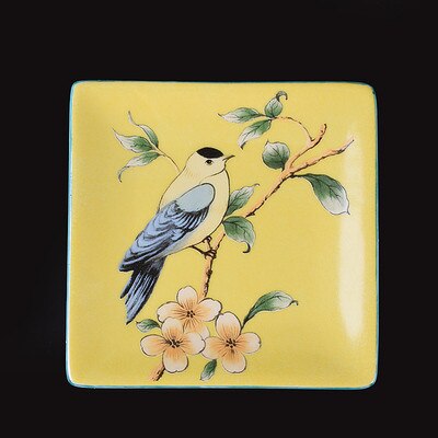 Keramiek &amp; Porselein Zeepbakjes/Lade Douche Case Hotel Huishoudelijke Container Opbergdoos Vierkante Vorm Bad Accessoires Clean Tool: Style 9