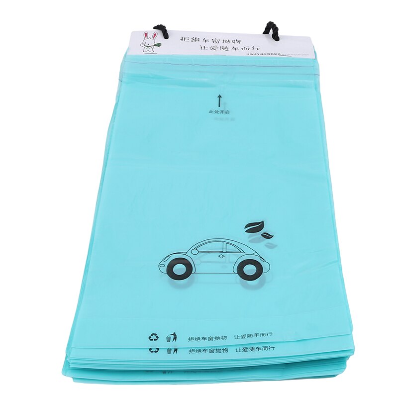 50 unids/set desechable Auto-adhesivo Auto basura biodegradables basura titular de la bolsa de almacenamiento, de basura para Auto vehículo cocina de la Oficina