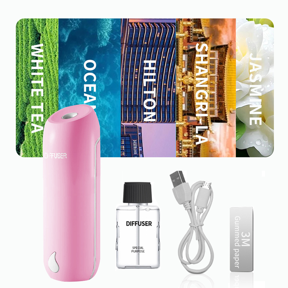 Diffusore di aromi a parete 3 modalità Diffusore di oli essenziali Ricaricabile Atomizzazione ad ultrasuoni Aromaterapia Umidificatore Casa: CADMIO ROSSO / AU