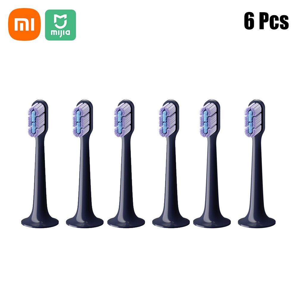 Xiaomi Mijia-cepillo de dientes eléctrico T700, repuesto de 2 uds., resistente al agua, suave