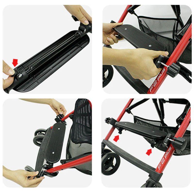 Adjustable Stroller Footboard Pedal Foot Rest Baby Footrest Stroller Accessories Infant Carriages Feet Extension Pram Footboard