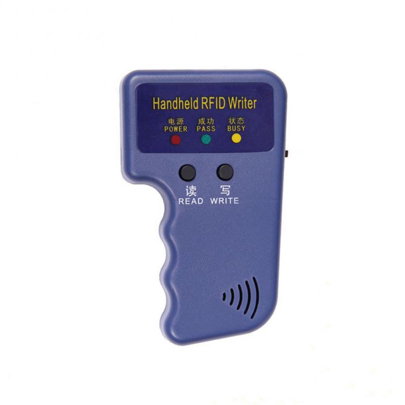 125kHz RFID-Programmierer Duplikator Kopierer Writer Reader Writer ID-Karte Kloner & Key Access Card Replikator Schlüssel bund Reader: Braun