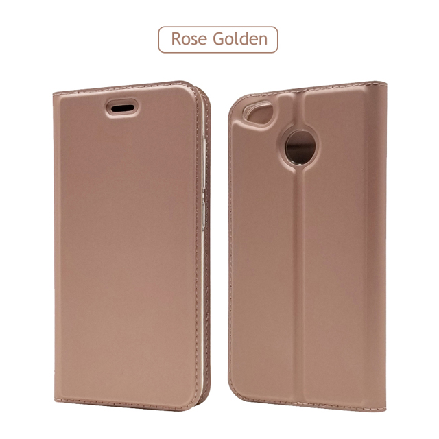 Voor Xiaomi Redmi 4X Case Soft PU Stand Book Cover Card Slot Wallet Leather Flip Case Voor Xiaomi Redmi 4X4 X Case Coque 5.0": Rose