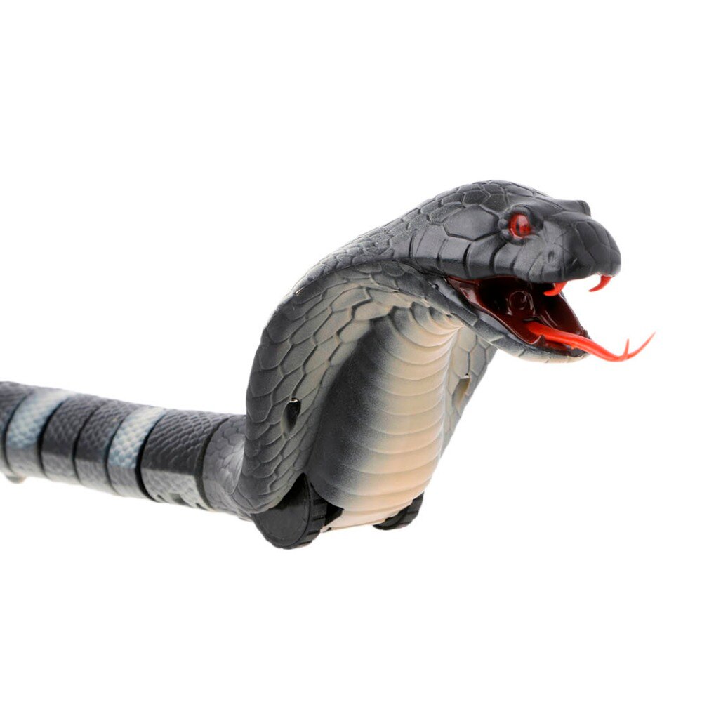 Remote Control Snake Toy Cobra With Retractable Tongue Swinging Tail Doll