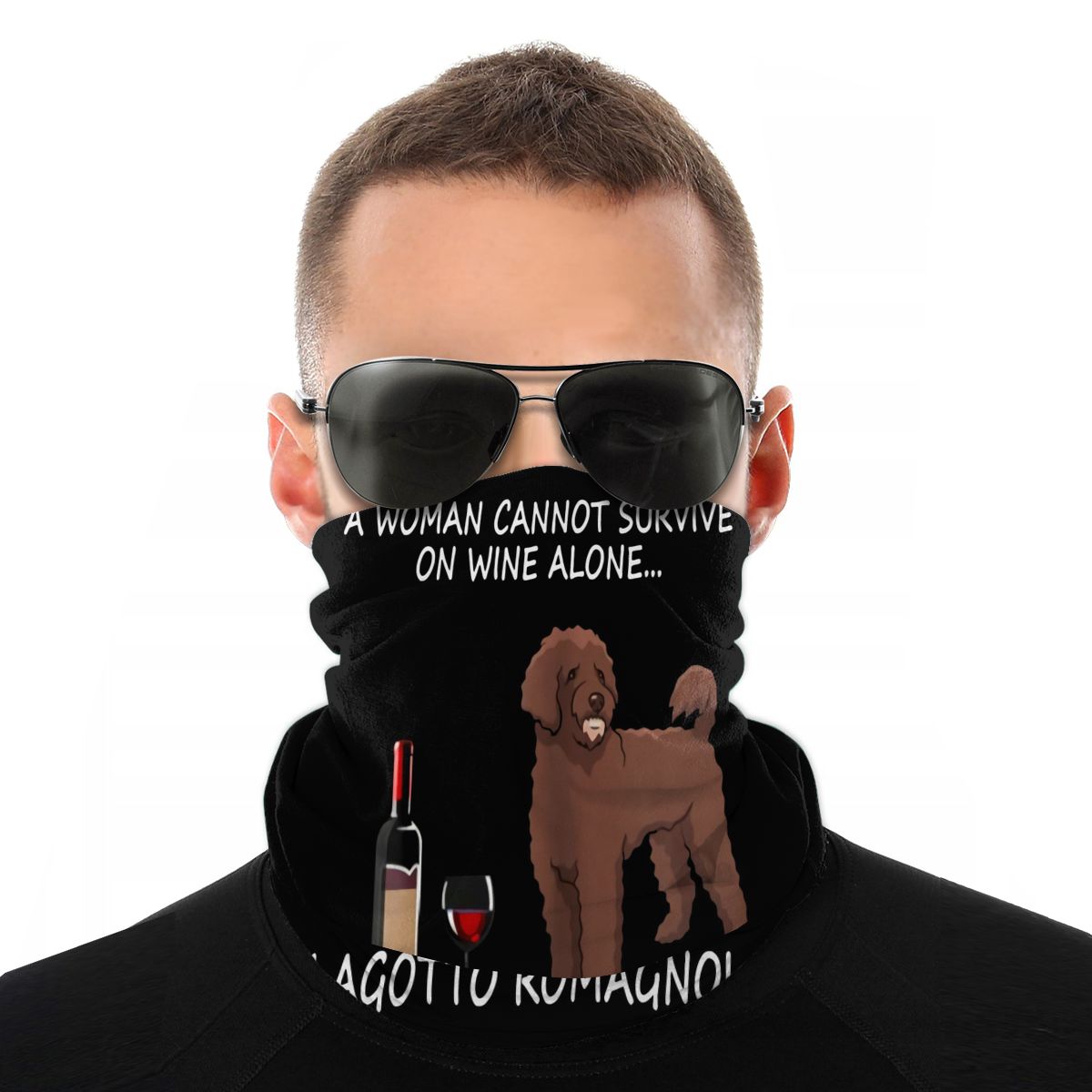 Inga Targa In Metallo 'A Woman Can't Survive On Wine Alone, She Also Needs A Border Collie' – 20x30 Cm, Decorazione Da Parete