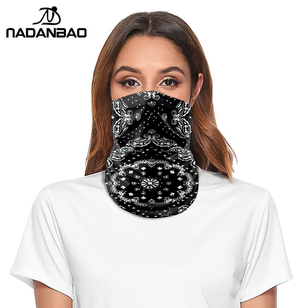 NADANBAO-écharpe Mandala, cagoule à Camouflage, Tube varié, bandeau serre-tête couvre-tête de bicyclette, Snowboard, couverture faciale