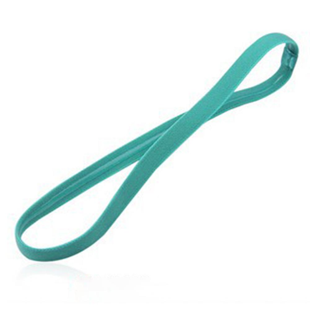 Populært elastisk reb slik farve løbende pandebånd fodbold skridsikkert hår tilbehør sport yoga hårbånd pandebånd