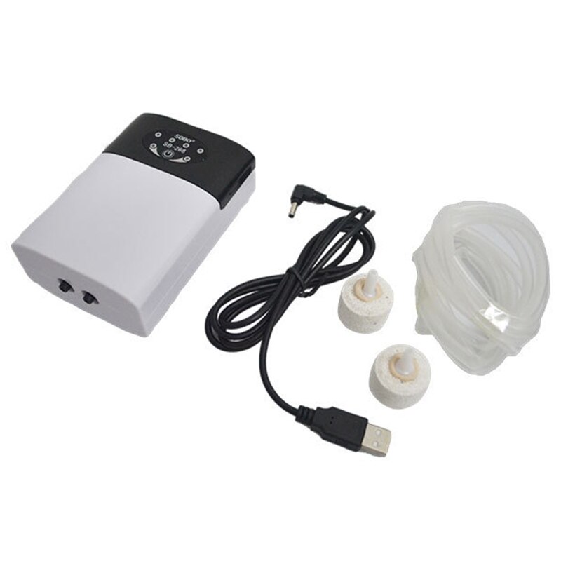 Turtle Shell O2 Probe Internal Aquarium Rechargeable Silent Oxygen Pump ... – Grandado