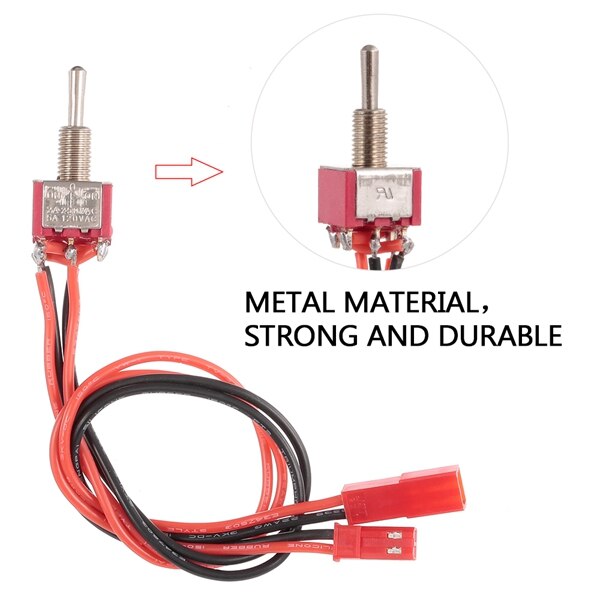 Commutateur de treuil monté par châssis en métal de mise à niveau de pièces de voiture de RC pour 1/10 voiture d'escalade TRAXXAS TRX4 AXIAL SCX10 REDCAT HSP camion de voiture de RC