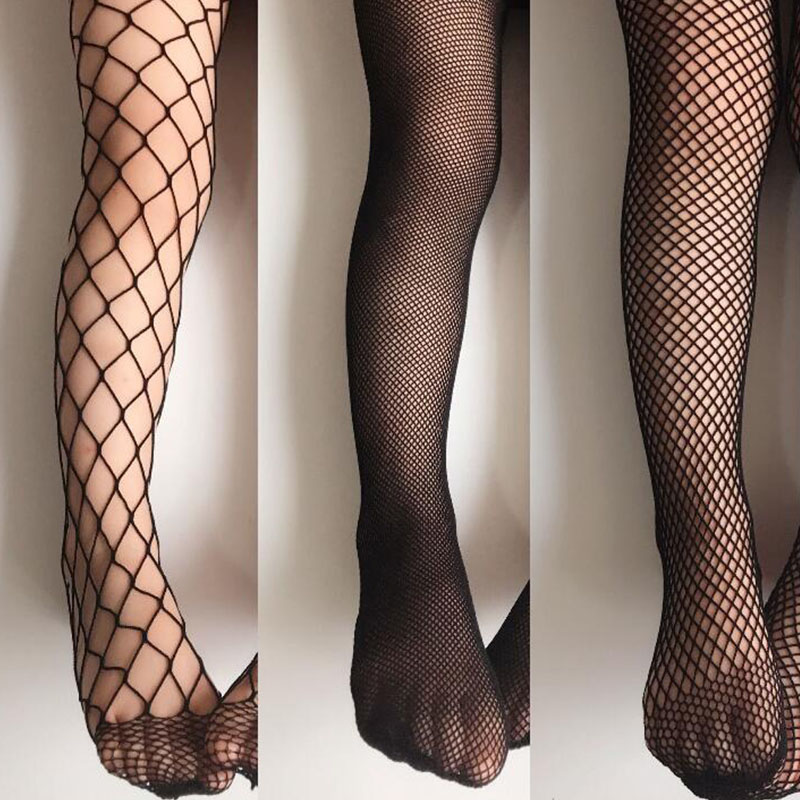 Medias de malla a la para niñas, medias de red para bebés, pantis negros, medias para niños